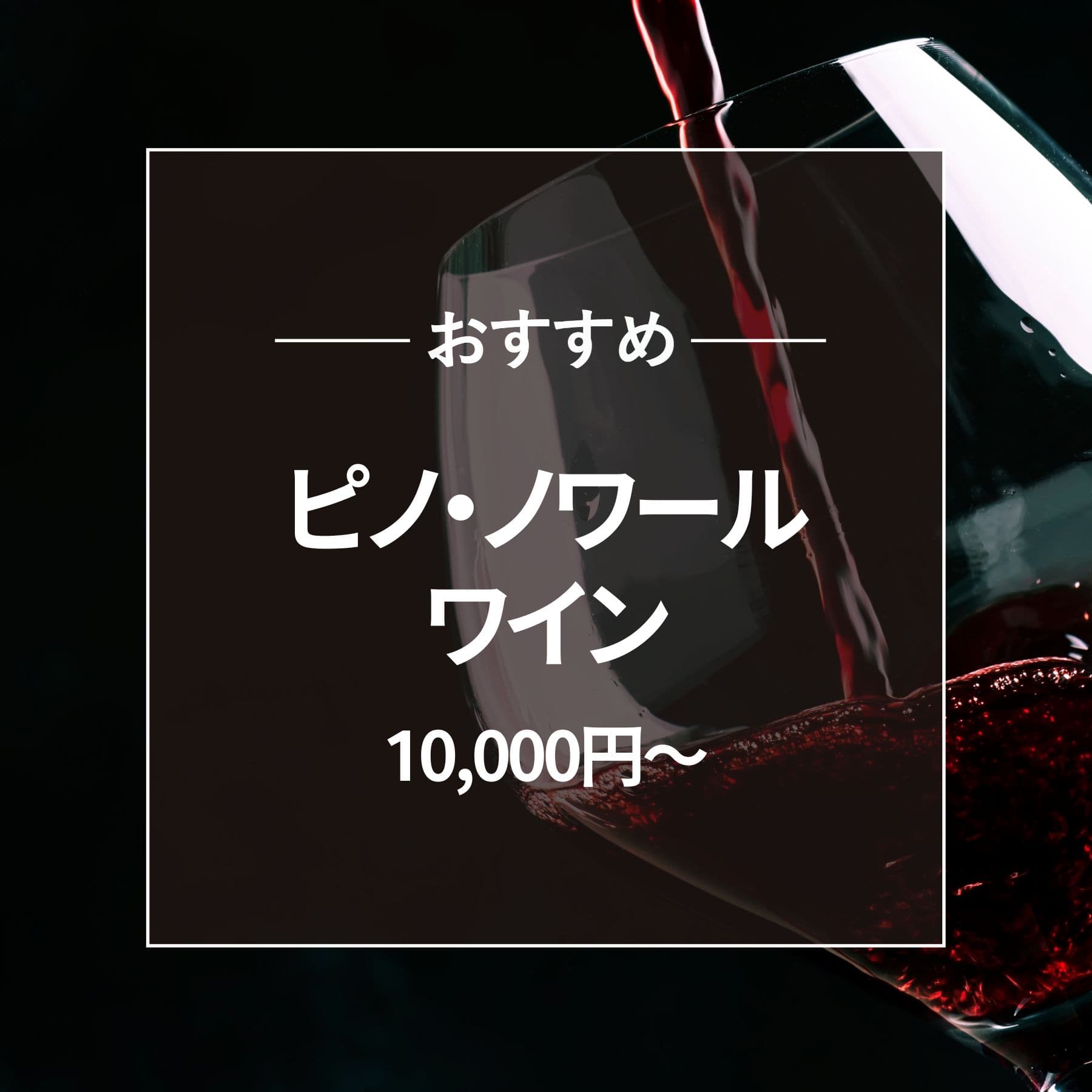 おすすめ ピノノワールワイン 10000円～