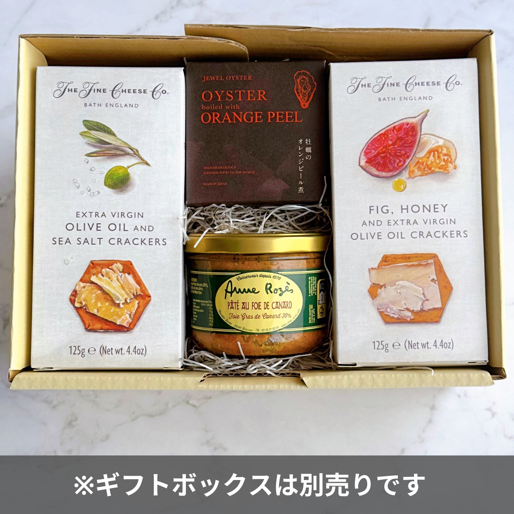 ワインを楽しむおつまみセット～牡蠣とフォワグラ～ギフトボックス入り